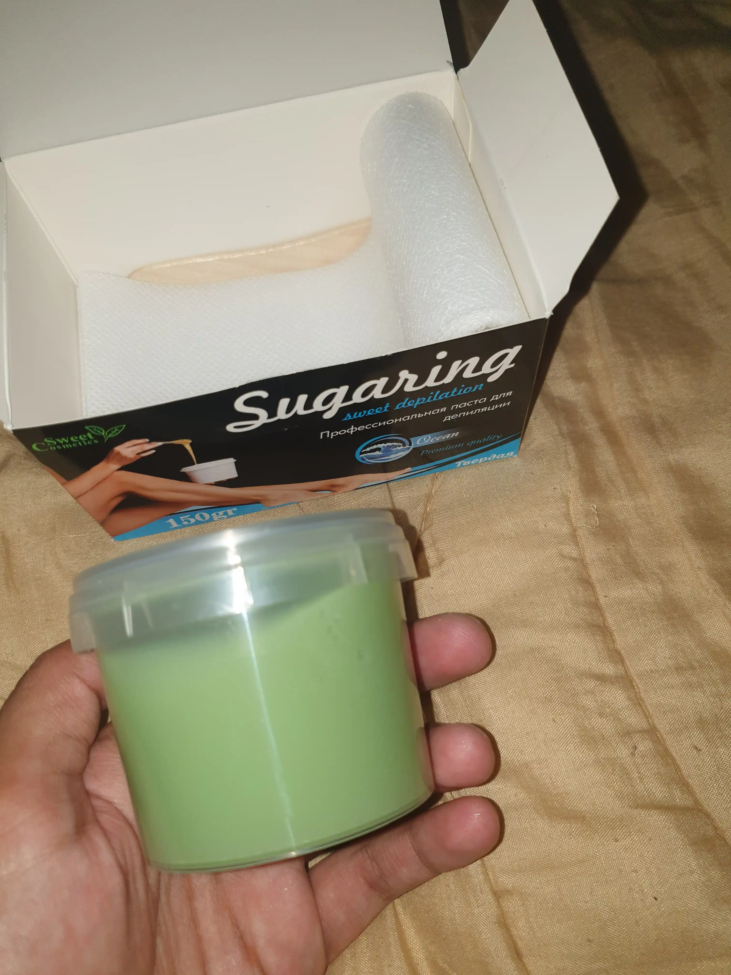 Shugaring, epilyatsiya uchun professional shakar pastasi, universal. 150 gr, 300 gr