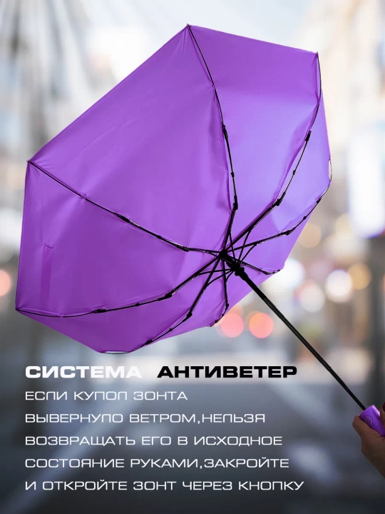 Soyabon mini avtomat va yarim avtomat, shamolga qarshi himoya