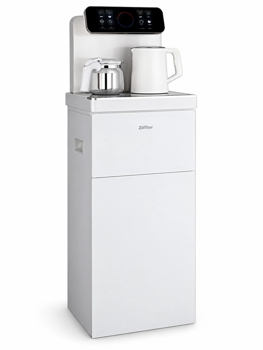 Ziffler FTB-2020PW suv kuleri, isitish 1300 W, kompressorli sovutish, oq