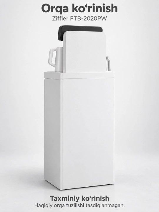 Ziffler FTB-2020PW suv kuleri, isitish 1300 W, kompressorli sovutish, oq