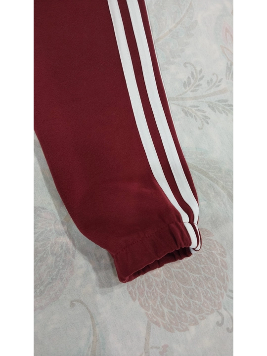 Ayollar sport kostyumi, Adidas uslubida, ikki baho, zamokli olimpiyka kiyimi va keng shim