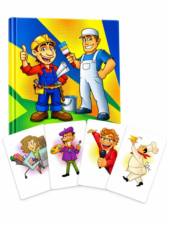 Развивающие карточки, картинки 12шт