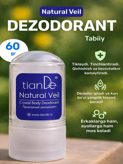 Tabiiy dezodorant Alunit tianDe
