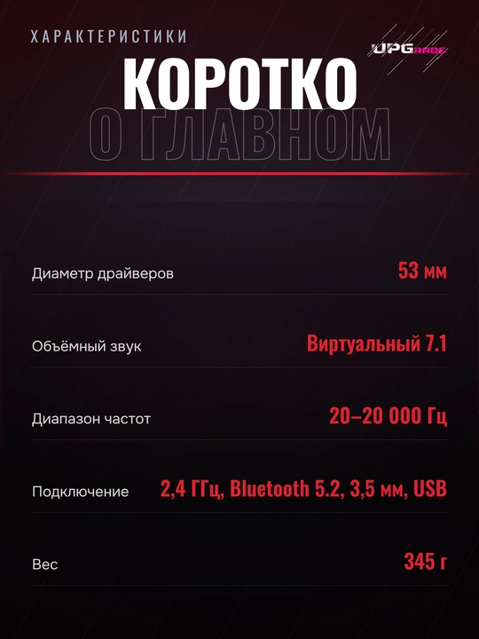 Simsiz garnitura HyperX Cloud Alpha 2 Wireless, 53 mm, 7.1, Bluetooth, qora