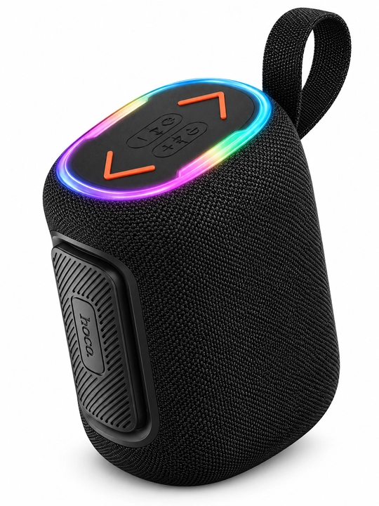 Hoco HC53 Suyun portativ Bluetooth kolonka, 10 W, RGB, TWS, IPX4, qora