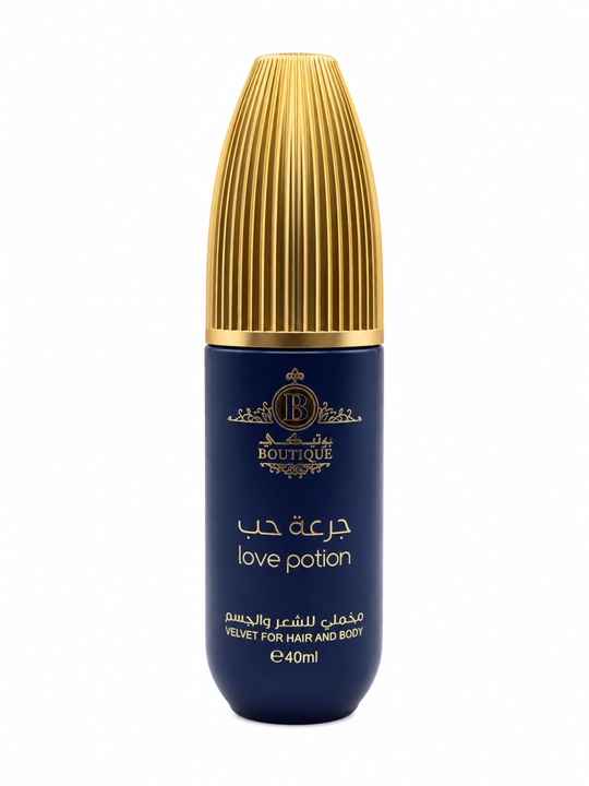 Boutique Love Potion soch va tana uchun parfyumlangan serum, 40 ml