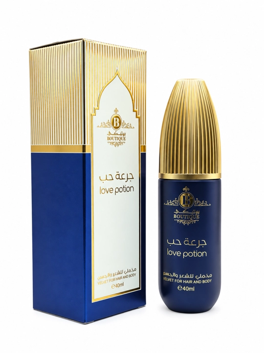 Boutique Love Potion soch va tana uchun parfyumlangan serum, 40 ml - 