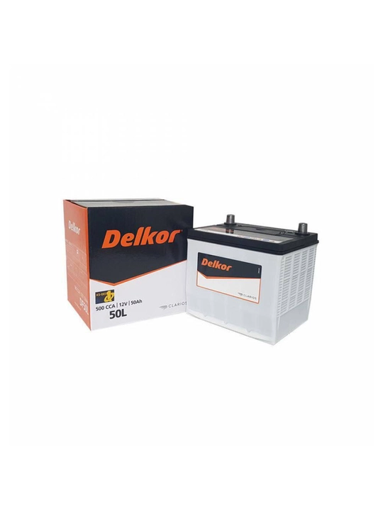 Delkor 50L avtomobil akkumulyatori — 12V, 50Ah, 500 CCA