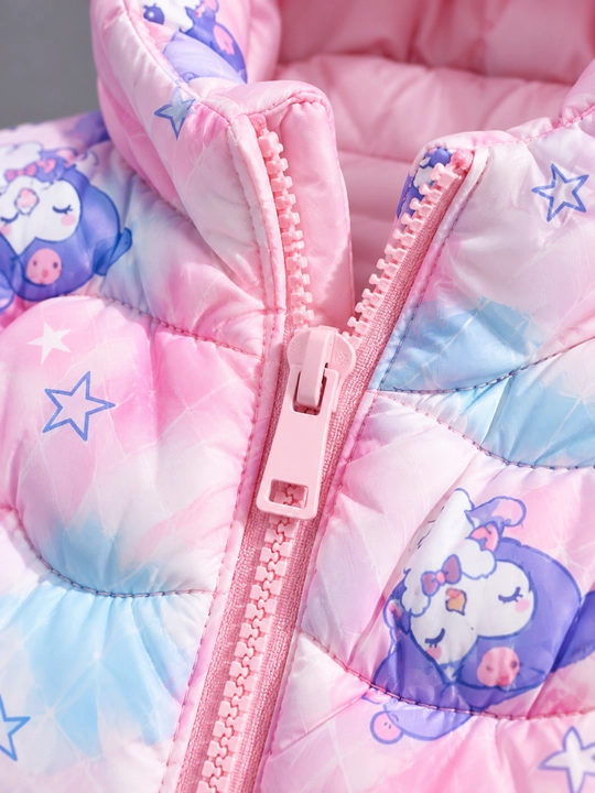 Куртка для девочки, 1–5 лет, полиэстер, защита от ветра и дождя
