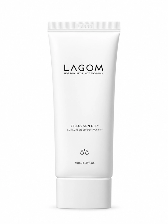 LAGOM Cellus Sun Gel+ yuz uchun namlantiruvchi quyoshdan himoya geli SPF50+ PA+++, 50 ml - 