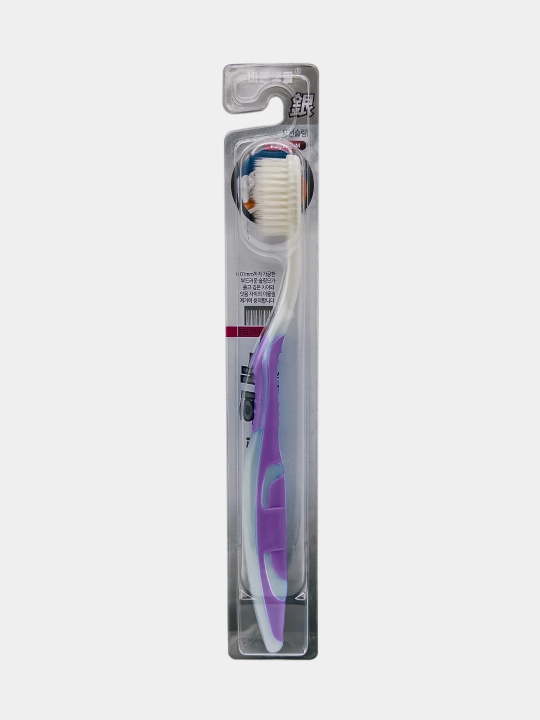 Koreys tish cho'tkasi nanokumush bilan Fusion Slim Nano Silver, yumshoq 0,01 mm