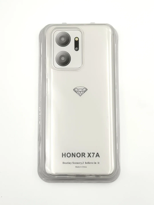 Honor TPU Case g‘ilofi, Honor X7a uchun, shaffof, zarbaga chidamli