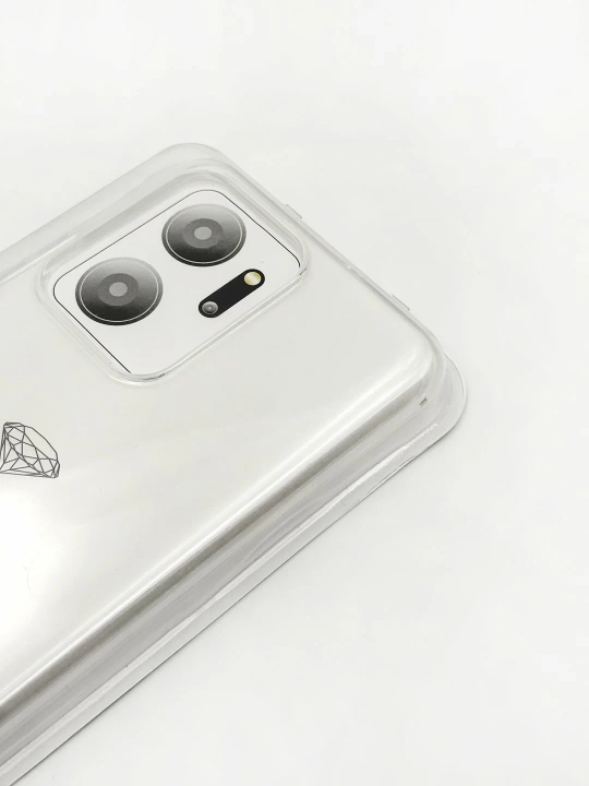 Honor TPU Case g‘ilofi, Honor X7a uchun, shaffof, zarbaga chidamli