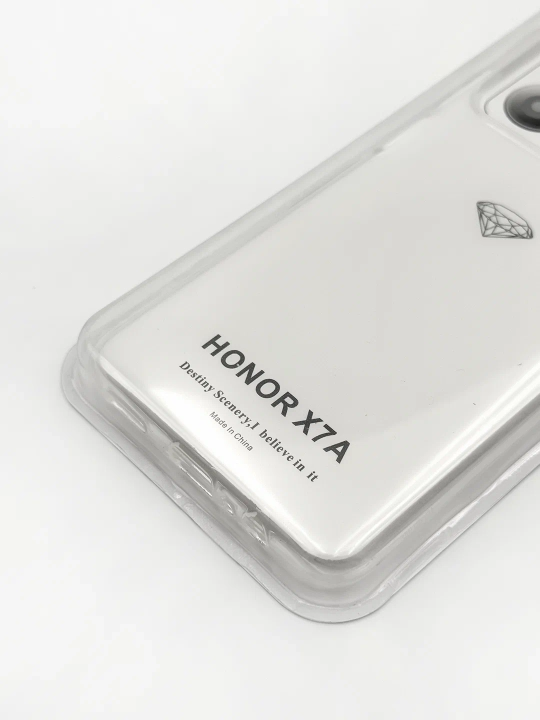 Honor TPU Case g‘ilofi, Honor X7a uchun, shaffof, zarbaga chidamli