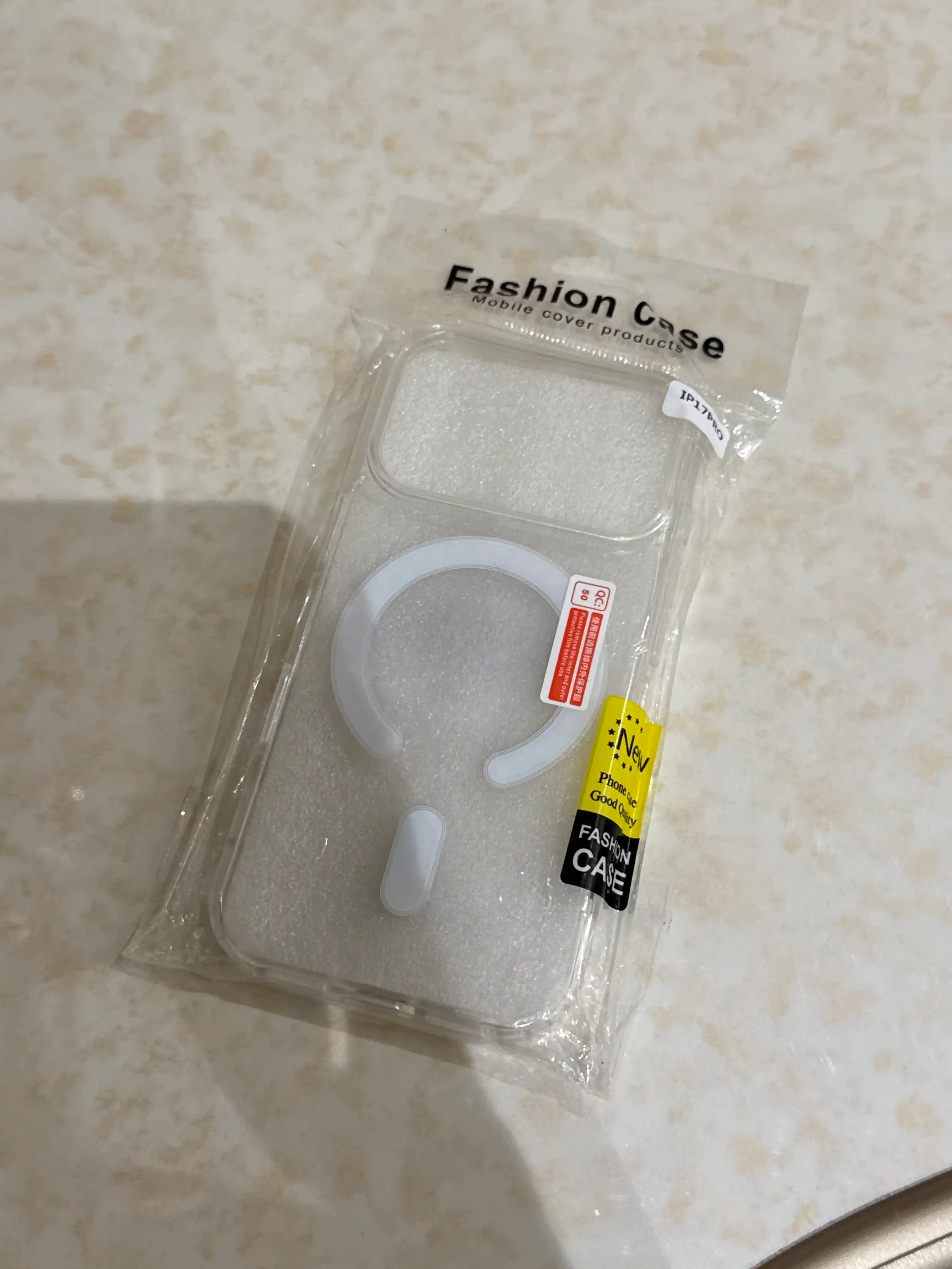 IPhone 13, 14, 15, 16, 17, Pro va Pro Max uchun shaffof MagSafe g'ilofi