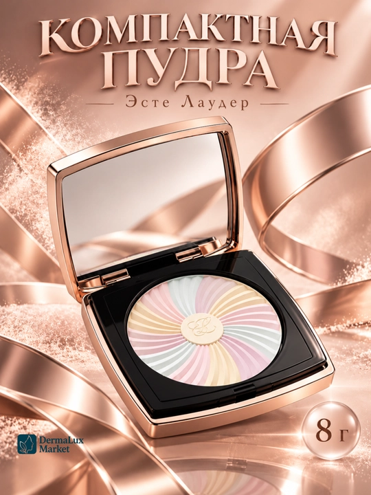 Компактная пудра Estée Lauder для лица и макияжа, матовый финиш, мягкая текстура