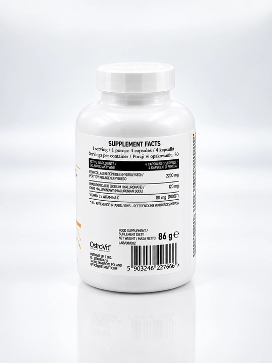 OstroVIt Marine collagen + Vitamin C Hyaluronic Acdi 120caps