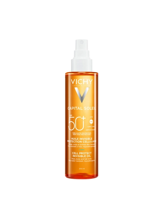 Kosmetik moy Vichy Capital Soleil Cell Protect Oil SPF 50, 200 ml