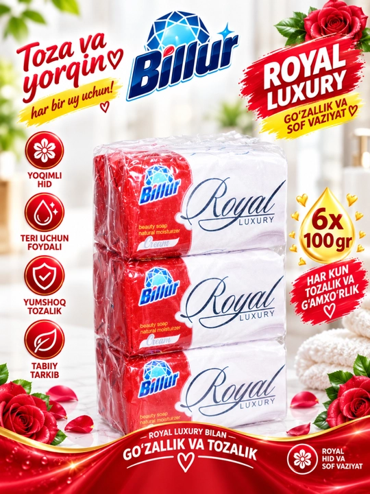 Billur Beauty Soap Go‘zallik va gigiyena sovuni - 