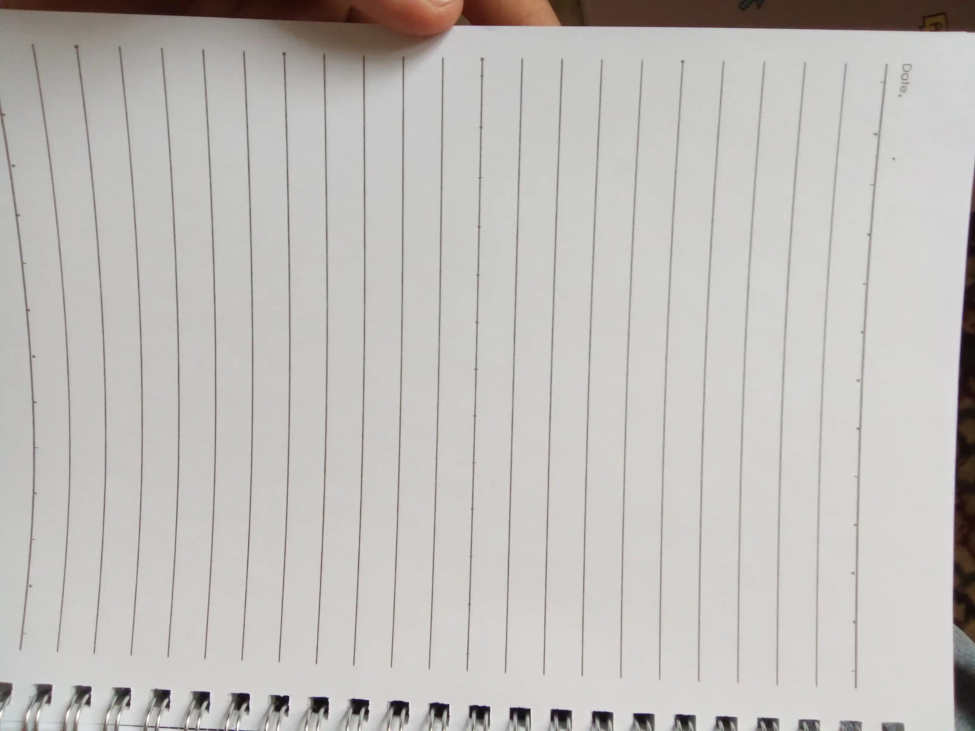 Spiralsimon bloknot, A5, 60 sheets, 70 gsm ELA560 (Flower planet)