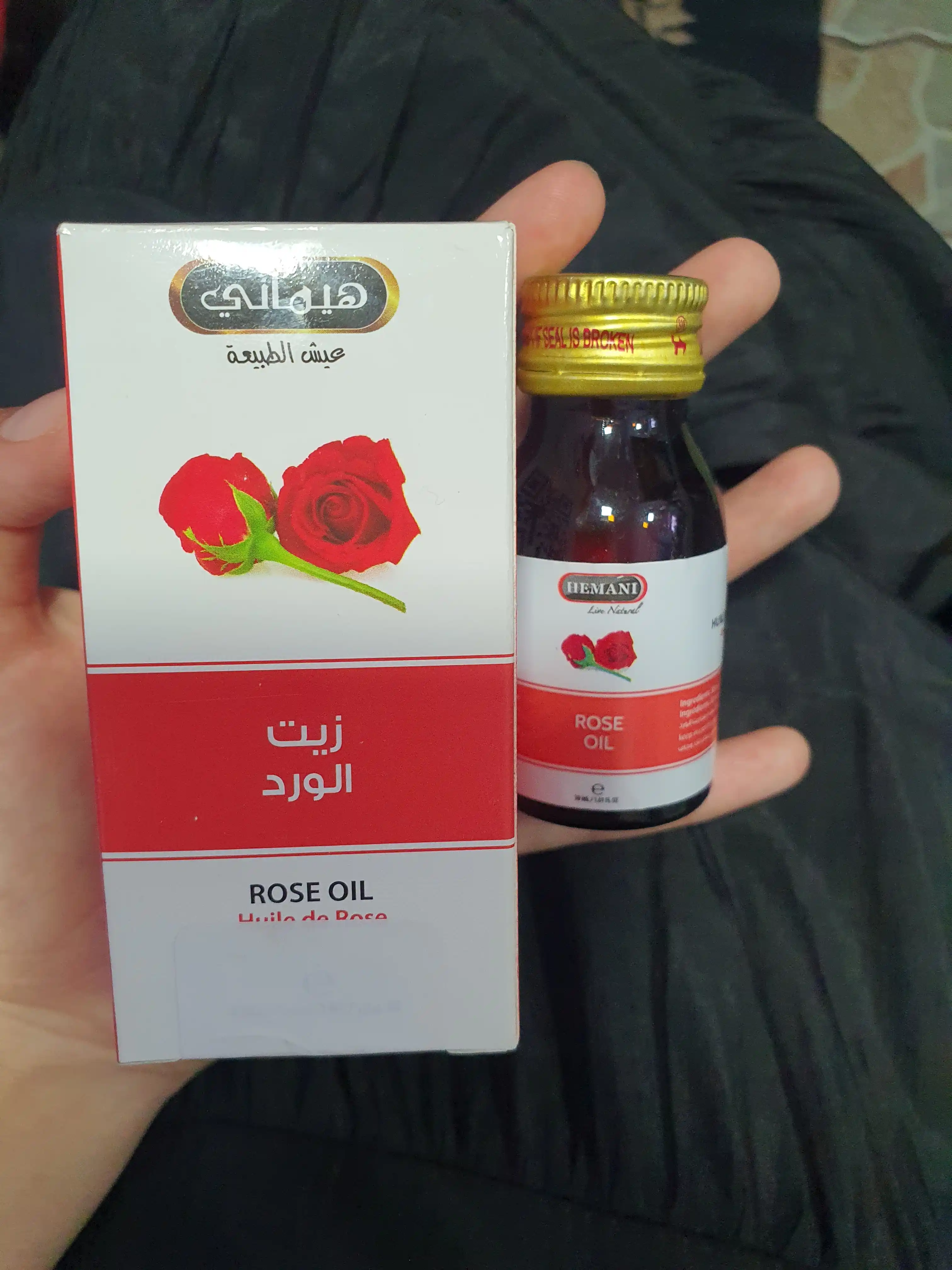 Тabiiy atirgul moyi, sovuq siqim, yuz uchun qarishga qarshi parvarish, 30 ml