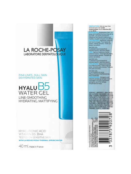 La Roche-Posay Hyalu B5 Увлажняющий матирующий гель-крем для лица, 40 мл