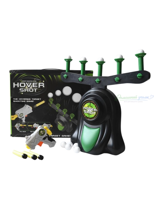 Детский воздушный тир Hover Shot, стрельба по летающим шарам, игровой набор 8+