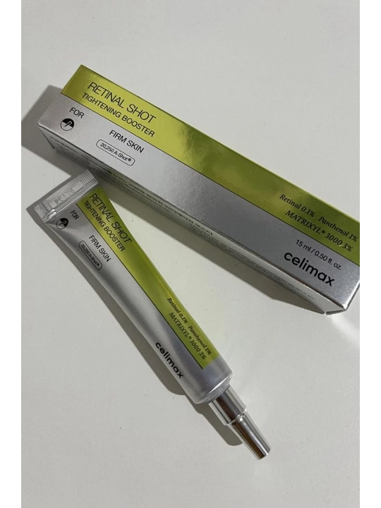Celimax Retinal Shot, ajinlarga qarshi retinal serum, yuz uchun booster, Koreya kosmetika - 