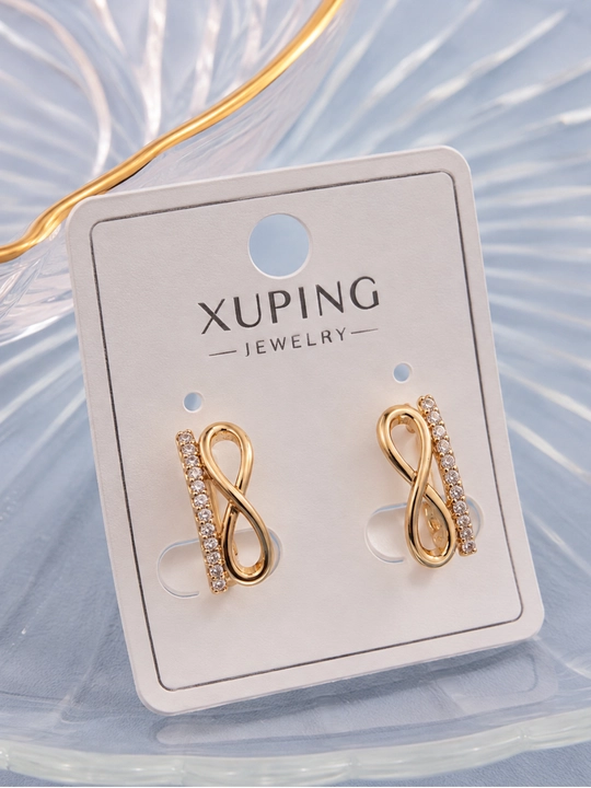 Женские серьги золотого цвета, бренд Xuping