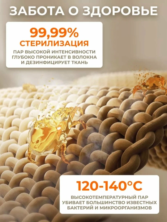 Ручной отпариватель Xiaomi Handheld Garment Steamer 2, 1300W, складной, 160 мл