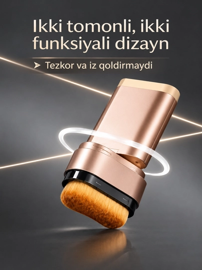 Tonal krem-stik — teri rangiga o'zi moslashadi, namlantiruvchi suvga chidamli - 