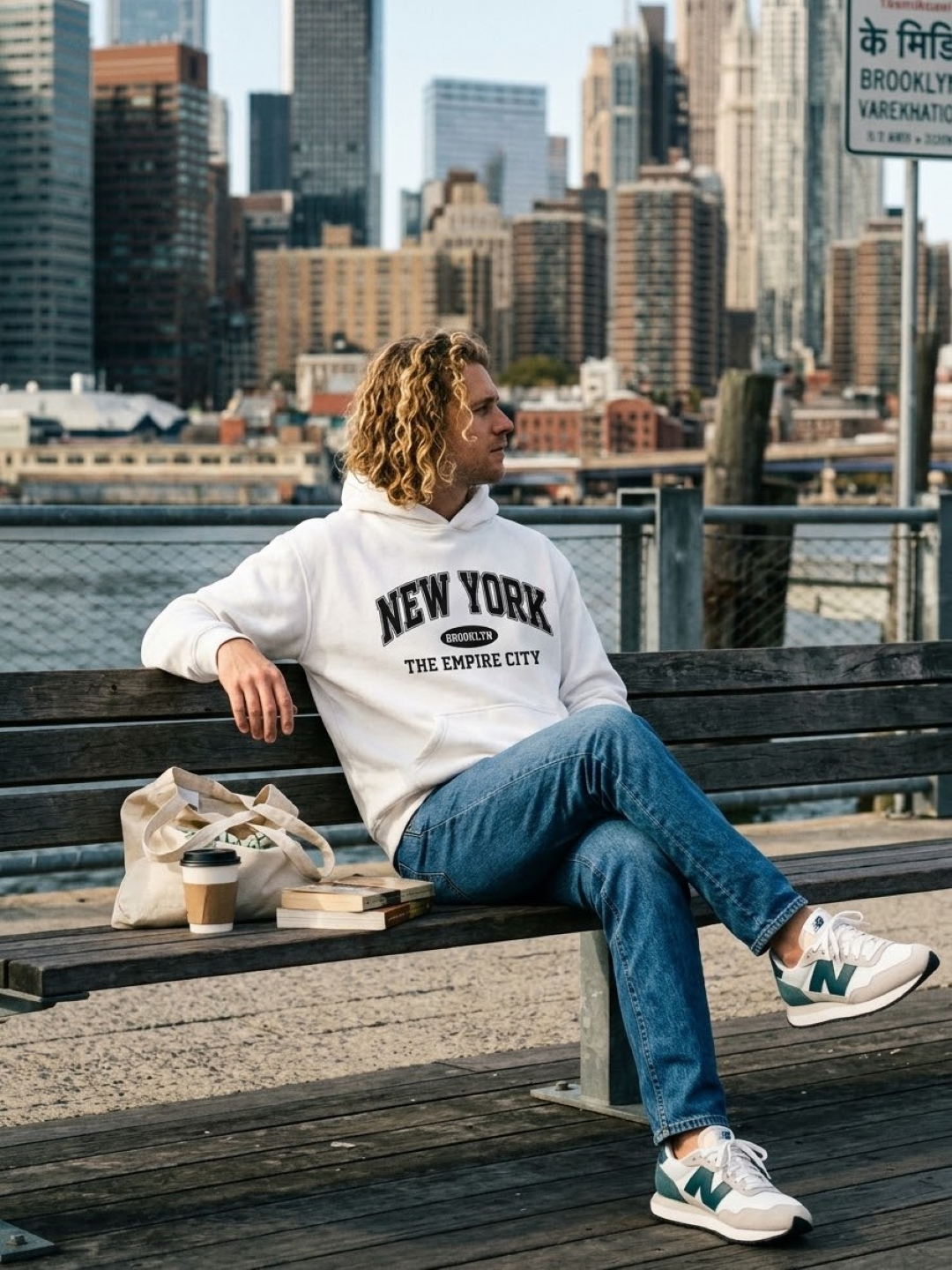 Uniseks Xudi «NEW YORK» Oversize (Uch ip / Nachyosli)