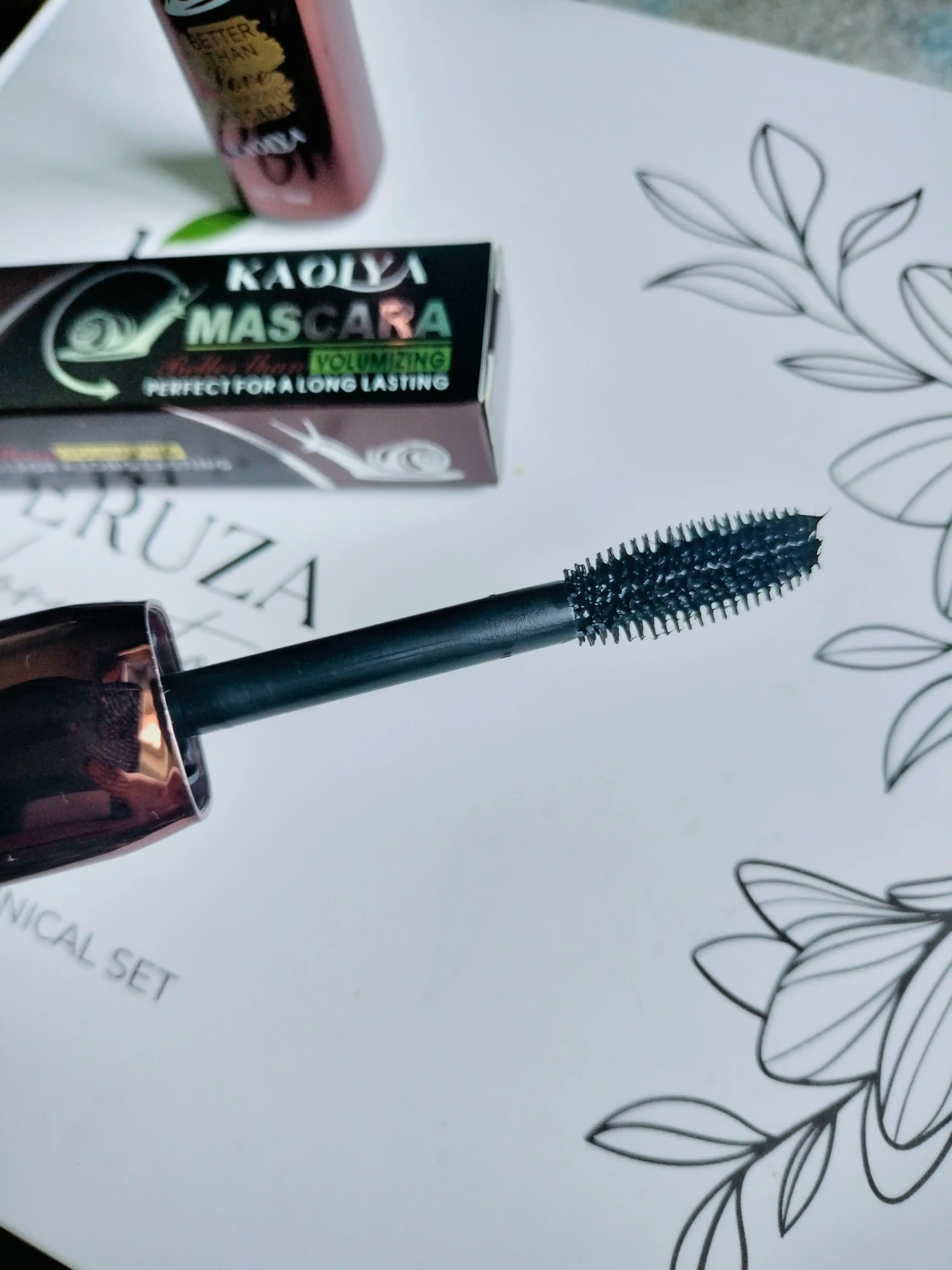 Тушь для ресниц, Mascara, черная, водостойкая