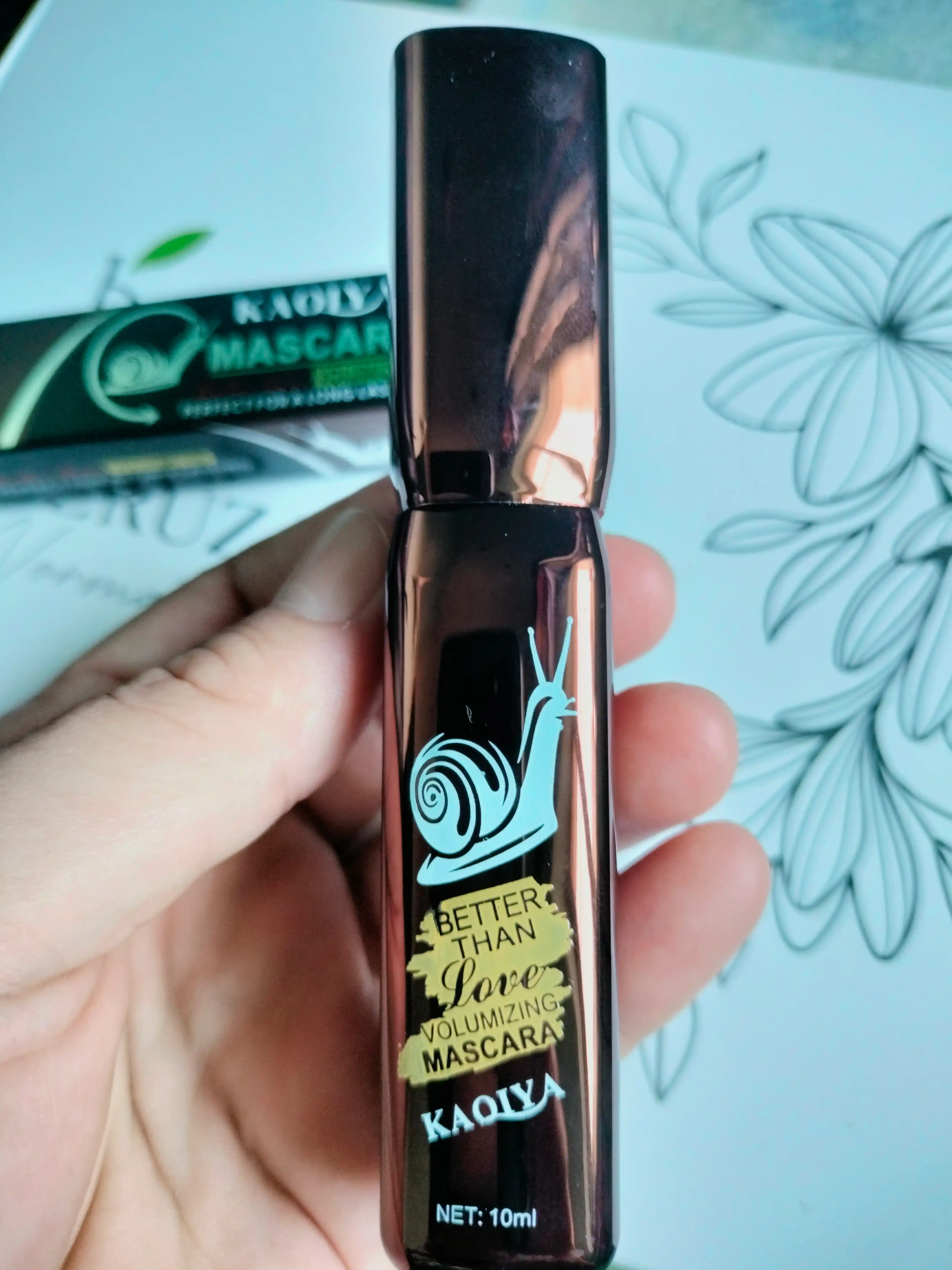 Тушь для ресниц, Mascara, черная, водостойкая