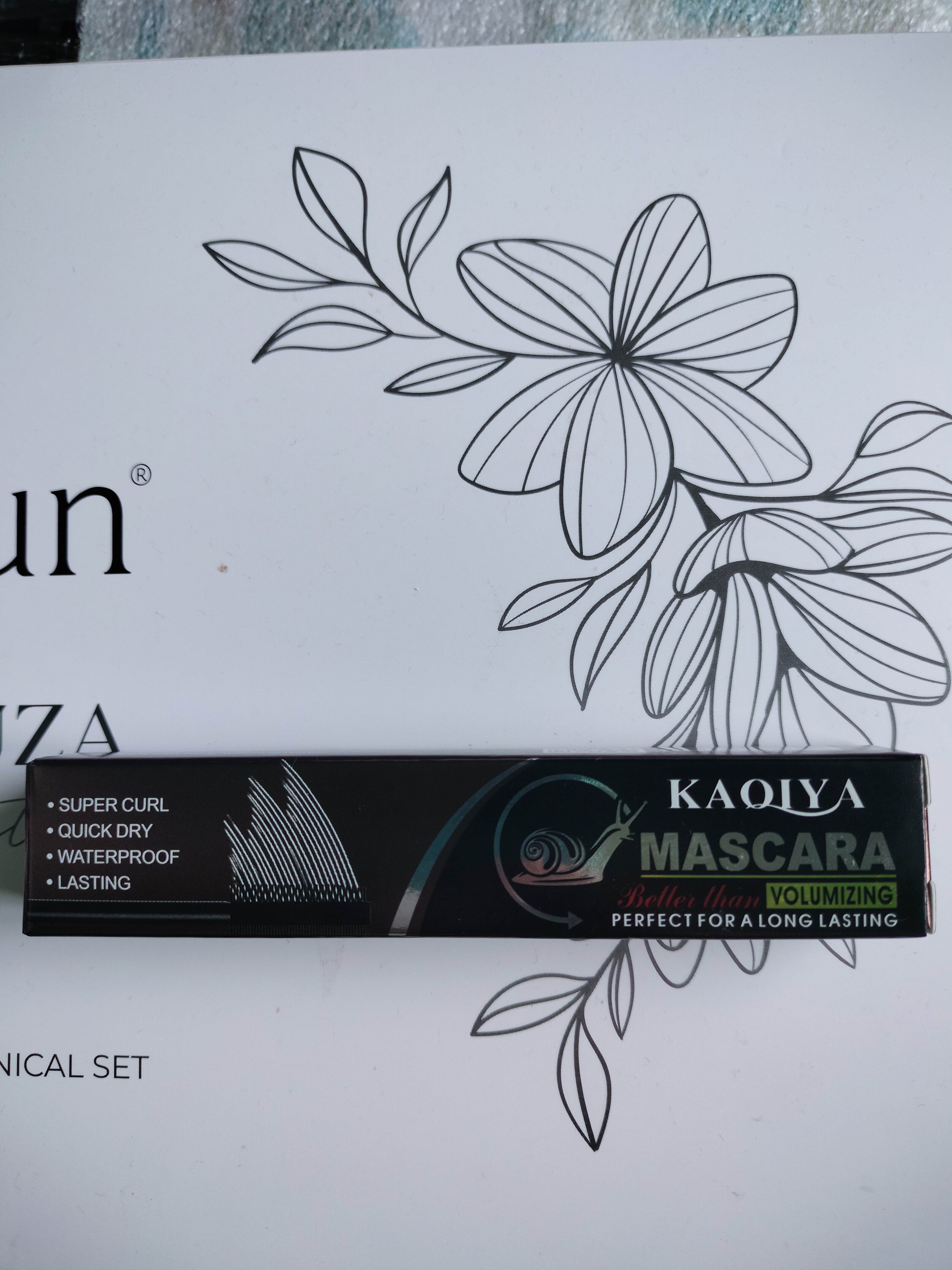 Тушь для ресниц, Mascara, черная, водостойкая