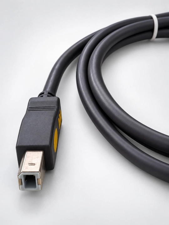 Кабель для принтера Jinghua USB Type-C — USB Type-B, USB 2.0, серый