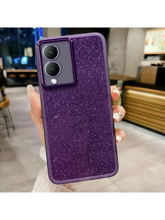 Чехол для Vivo Y17s зеленый, противоударный стильный и удобный