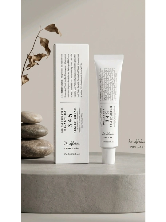Dr. Althea 345 Relief Cream, 345 krem, yuz uchun krem, sezgir va muammoli teri uchun krem