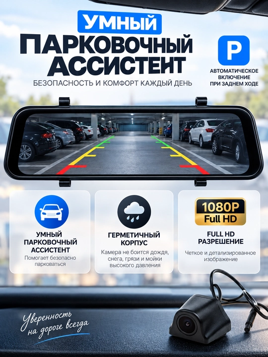 Tomboss T11 / T16, Wi-Fi kuzatuv, Antiradar, Carplay 3 kamerali  Videoregistratorlari