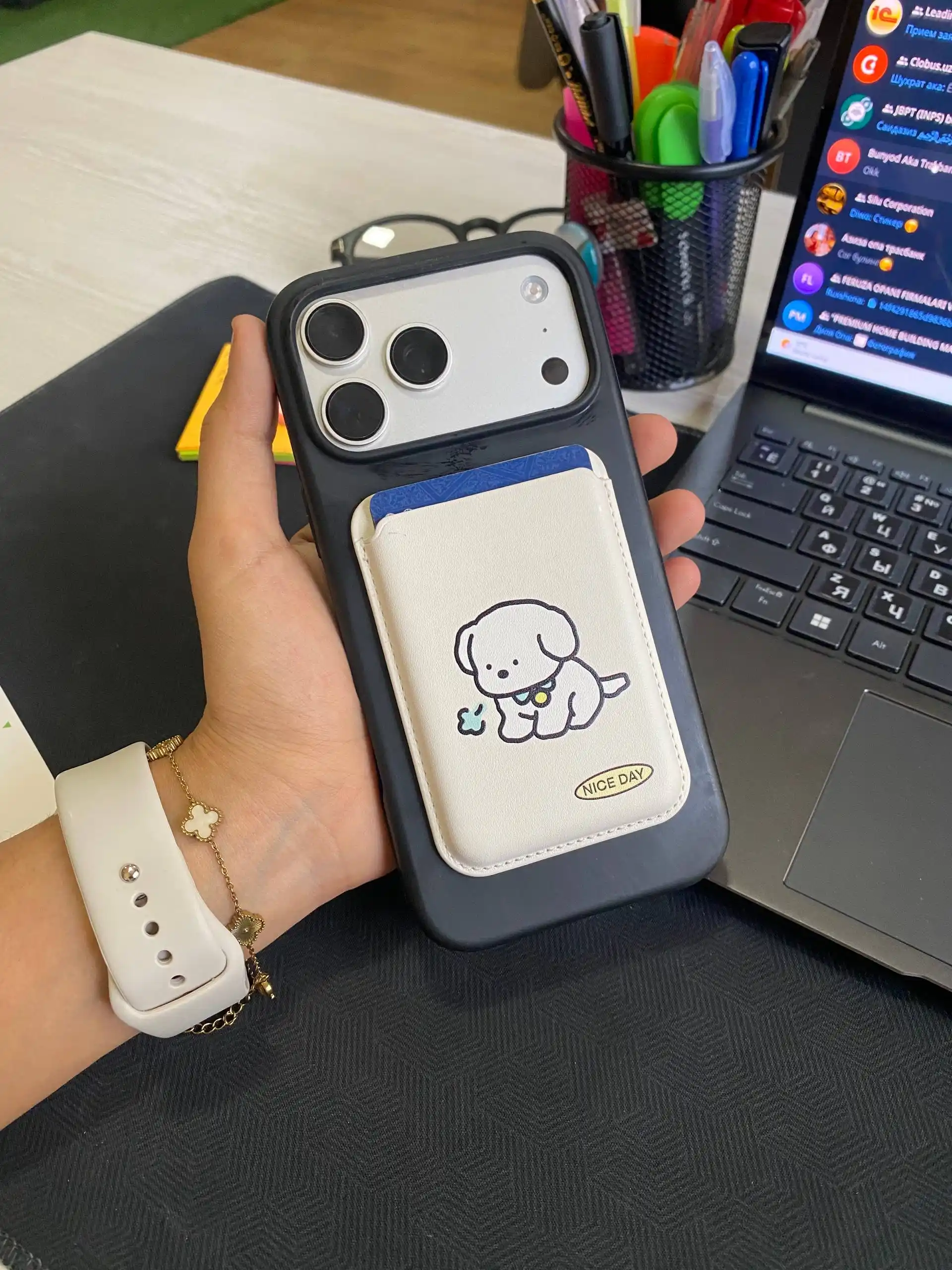 MagSafe держатель для карт на iPhone, разные дизайны, для банковских карт