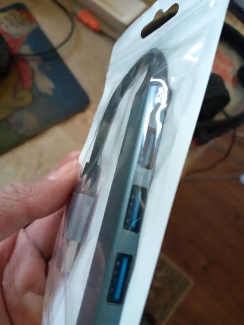 USB Hub 3.0 Type-C, ko‘p portli adapter, noutbuk va MacBook uchun