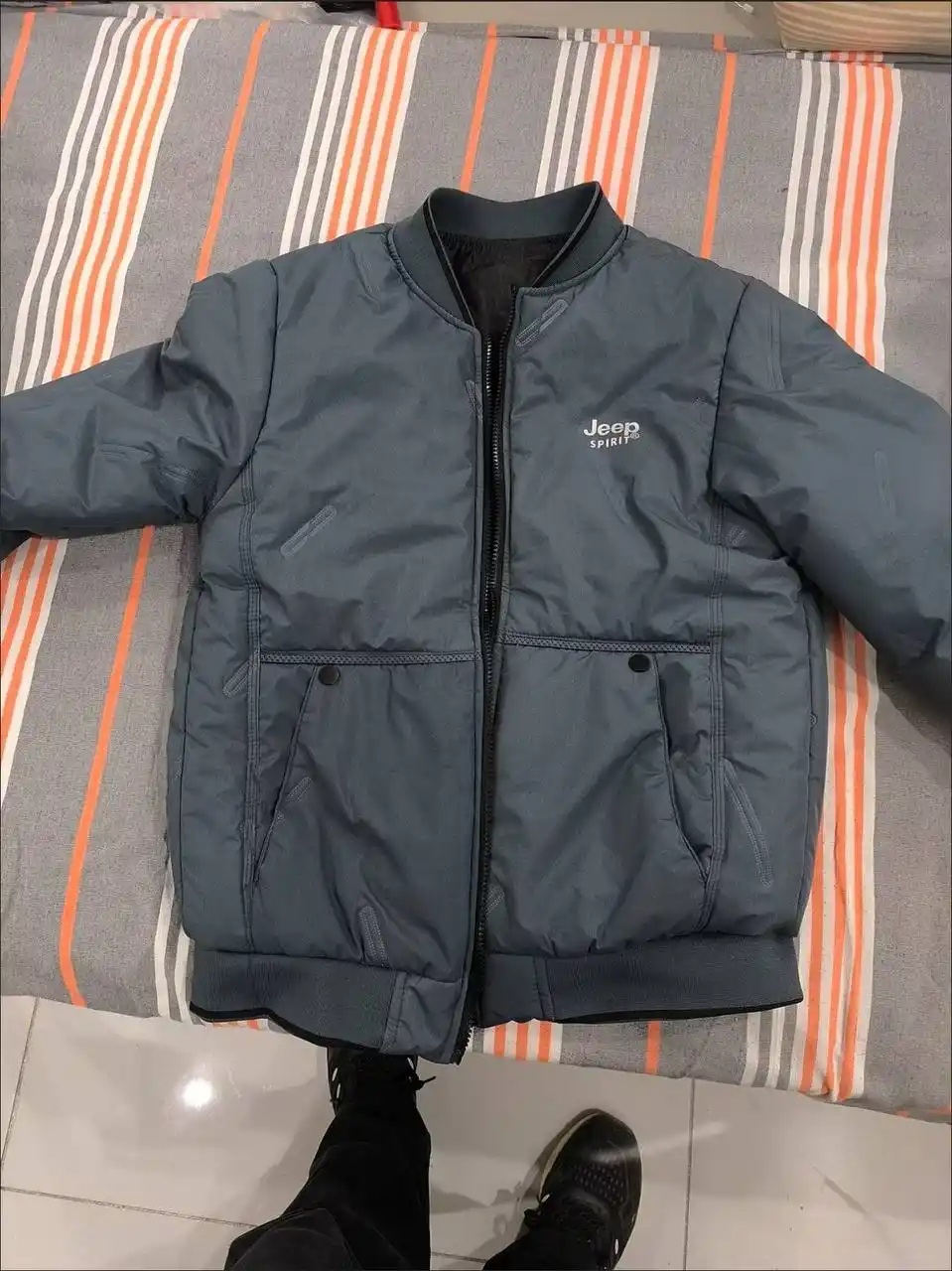Erkaklar bombеr kurtkasi kuzda kiyiladigan kiyim  shamol to‘sadigan pidjak, M–5XL