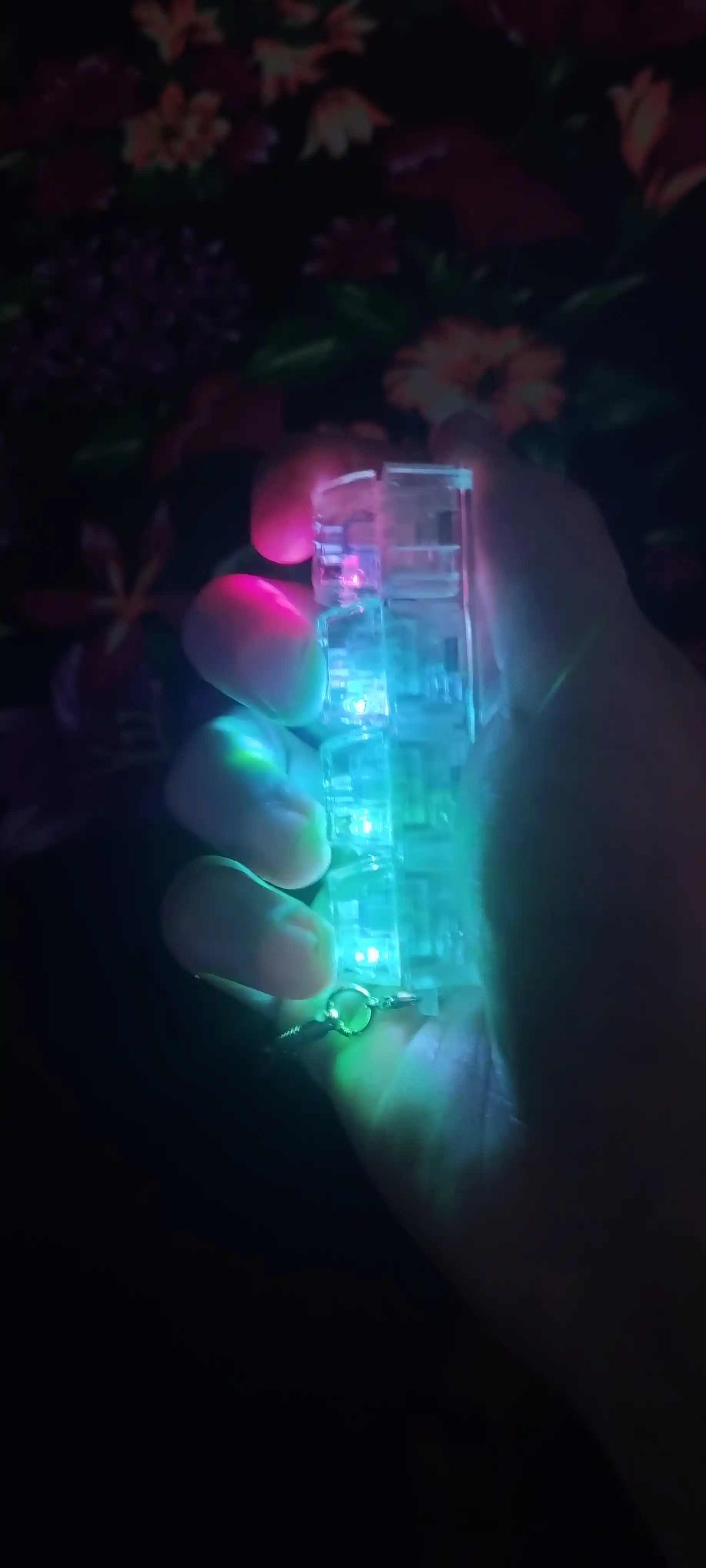 Антистресс брелок 4 механические клавиши, fidget clicker keychain, мини клавиатура