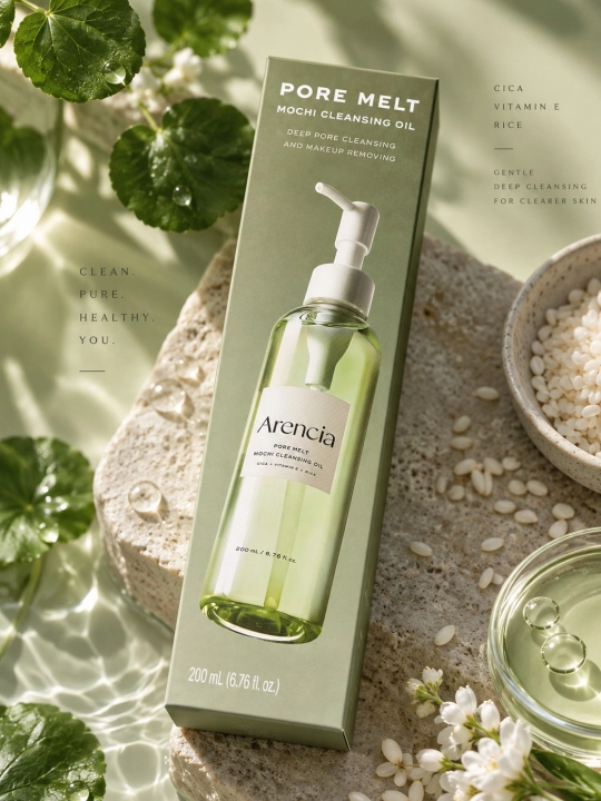 Гидрофильное масло для очищения пор, 200 мл Arencia Pore Melt Mochi Cleansing Oil