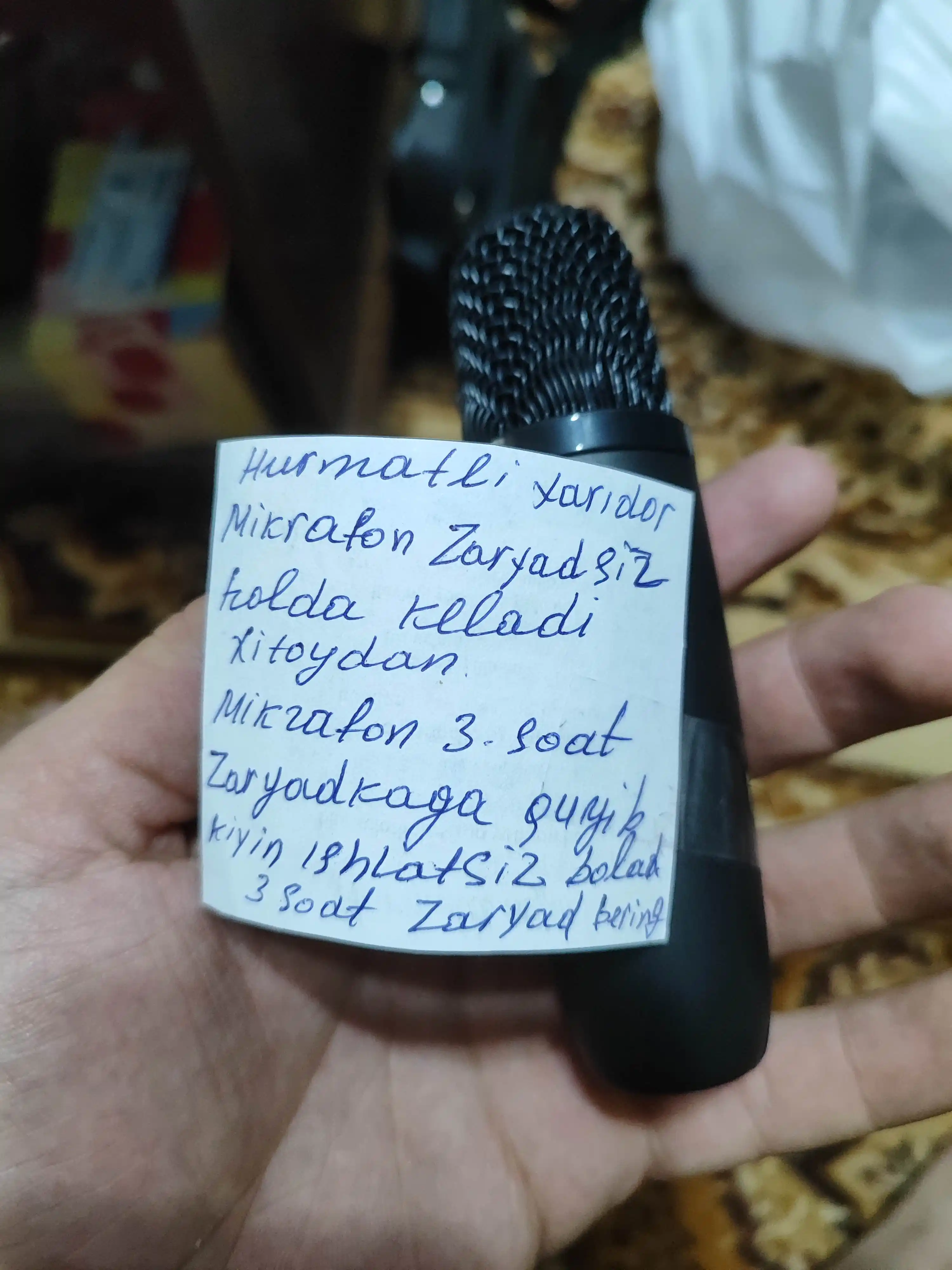 Katta Bluetooth simsiz kolonka, karaoke, RGB yoritish, mikrofon va pult bilan