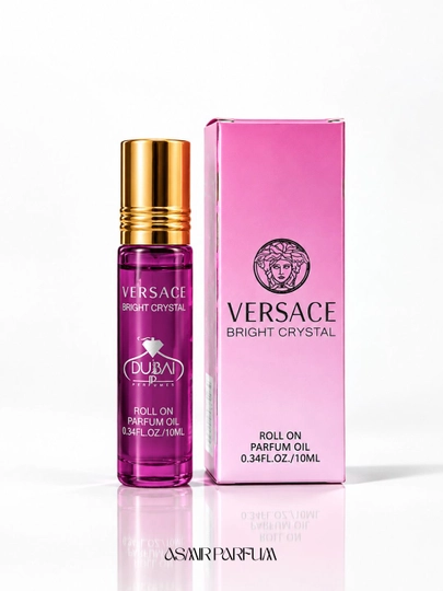 Versace Bright Crystal-ayollar va qizlar uchun yog'li atir, haqiqiy ayollik jozibasi, 10ml