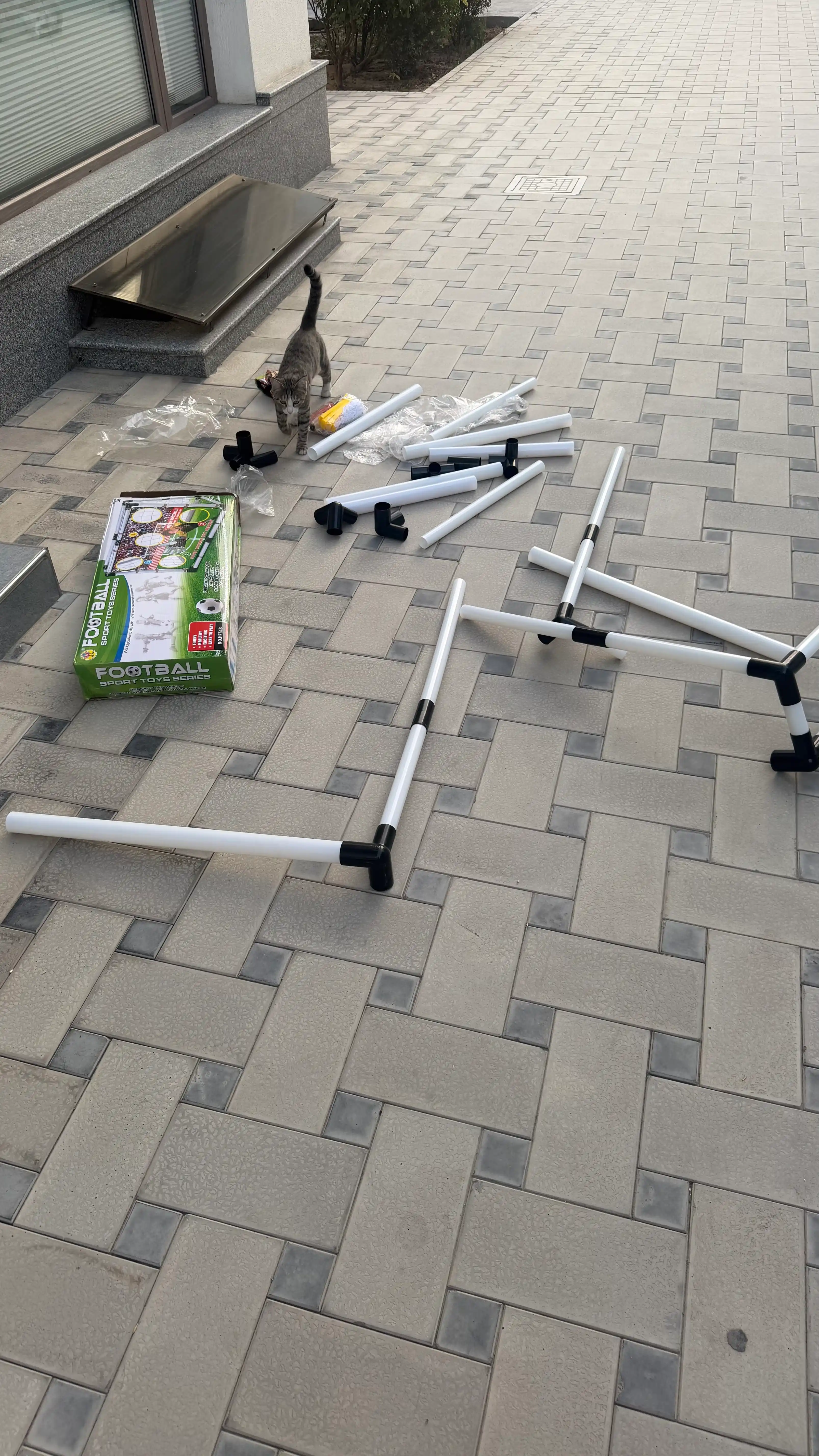 3 yosh va undan katta yoshdagi bolalar uchun futbol darvozalari, o'lchami 120 sm, 79,5 sm