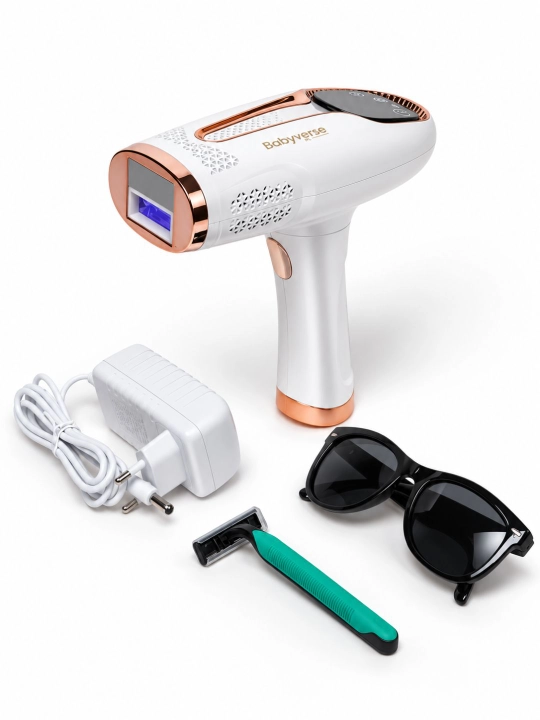 Babyverse Professional fotoepilyator, yuz va tana uchun, sovutish effektiga ega