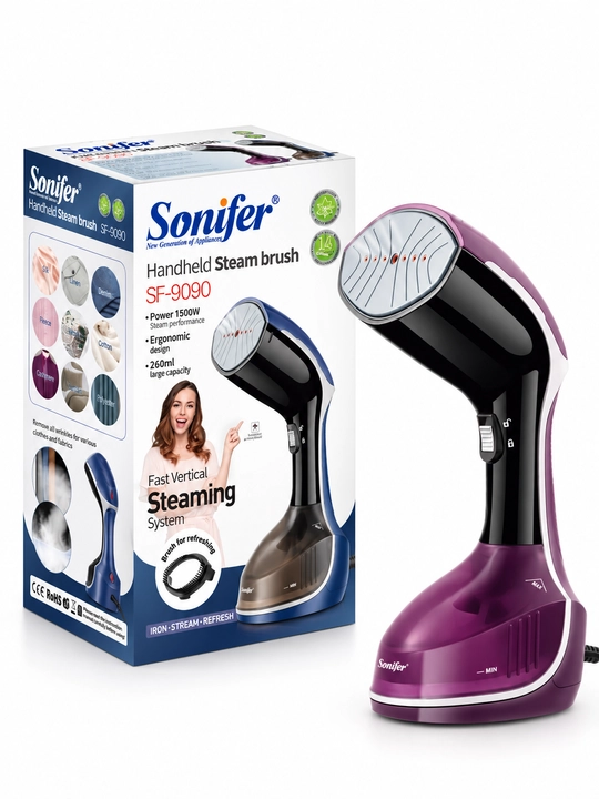 Отпариватель для одежды Sonifer SF-9090, ручной паровой утюг, 1500 Вт, 260 мл