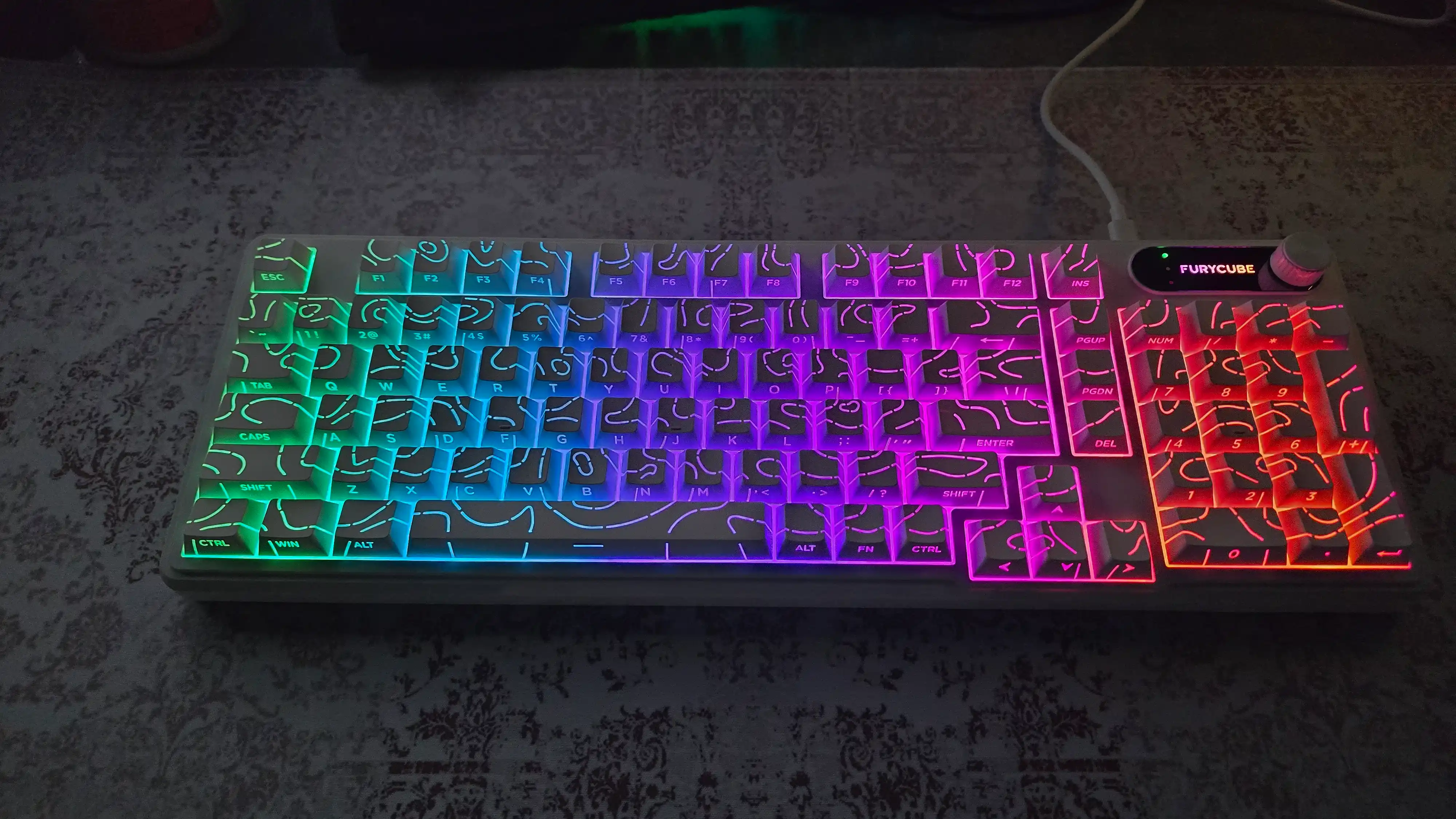 O‘yin uchun kibersport klaviaturalari ZIFRIEND AG68, RX75PRO VA BD61 oʻyin RGB yoritgichli